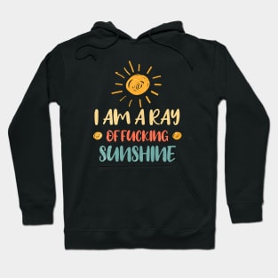 I am a ray of fucking sunshine funny Hoodie